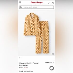 Hanna Andersson Pajama Set ~ Adult Medium